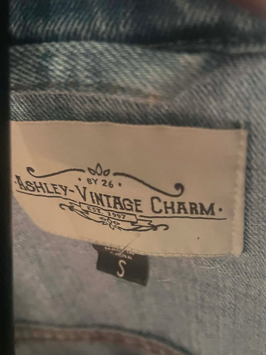 Ashley-Vintage Charm Jean Jacket