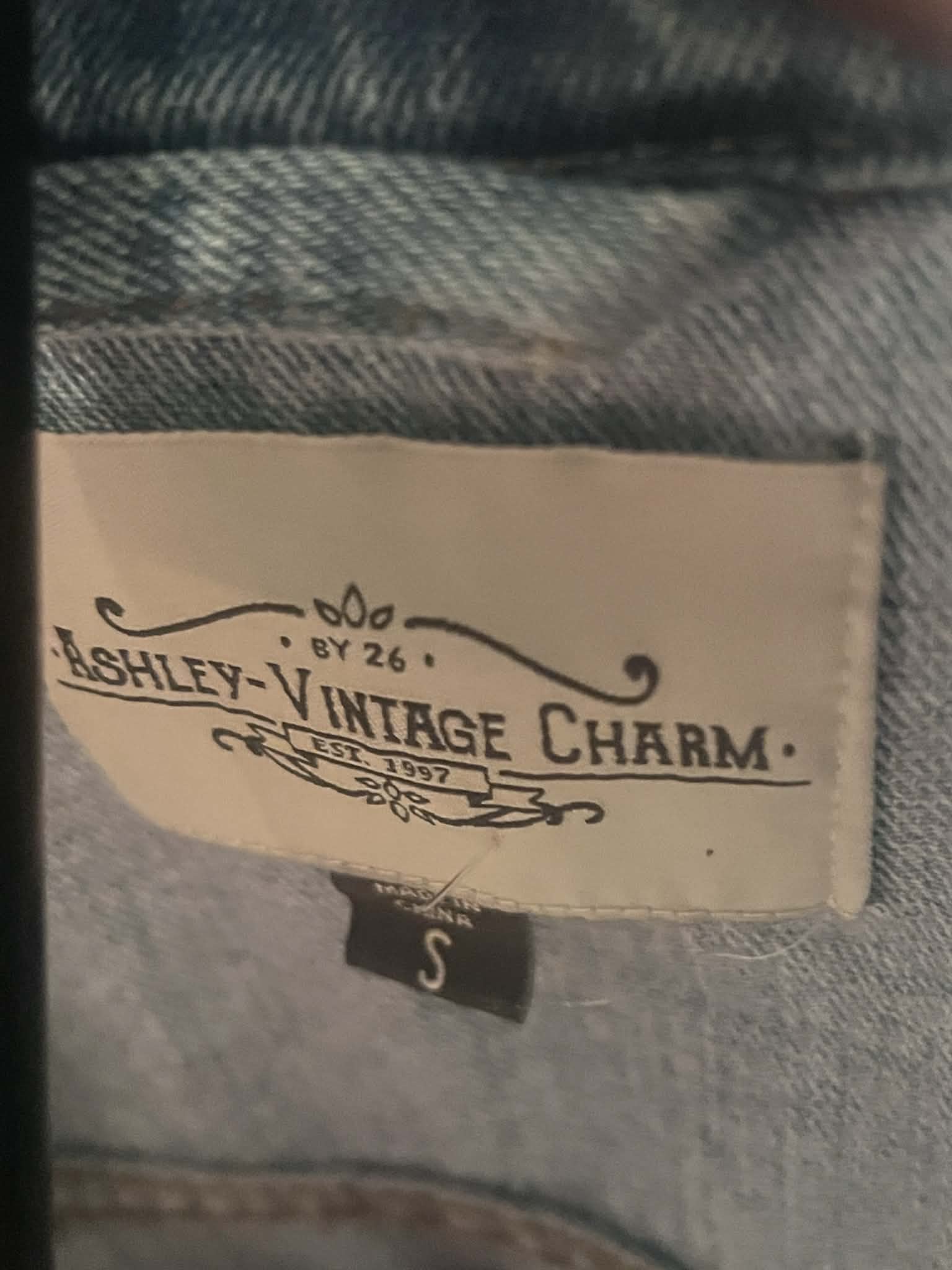 Ashley-Vintage Charm Jean Jacket